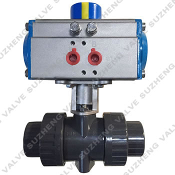 氣動UPVC塑料(liào)球閥