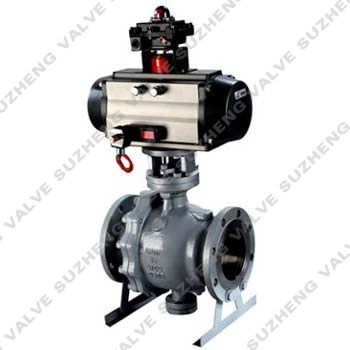 氣動固定式(shì)球閥