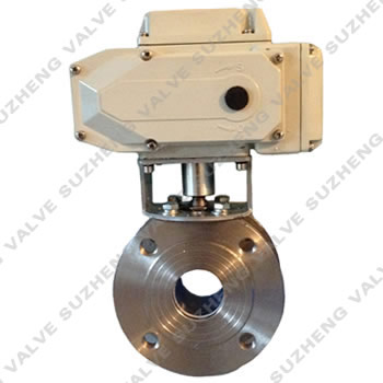 Q971F電動對(duì)夾式球閥(fá)